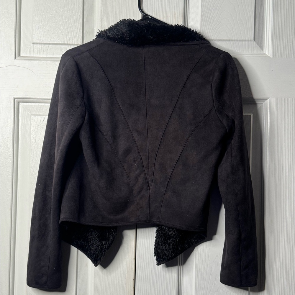 Piko 1988 Black Faux Fur Lined Jacket - Picture 7 of 14
